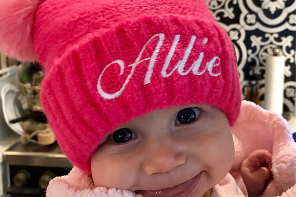 Adorable Personalized Baby Beanies