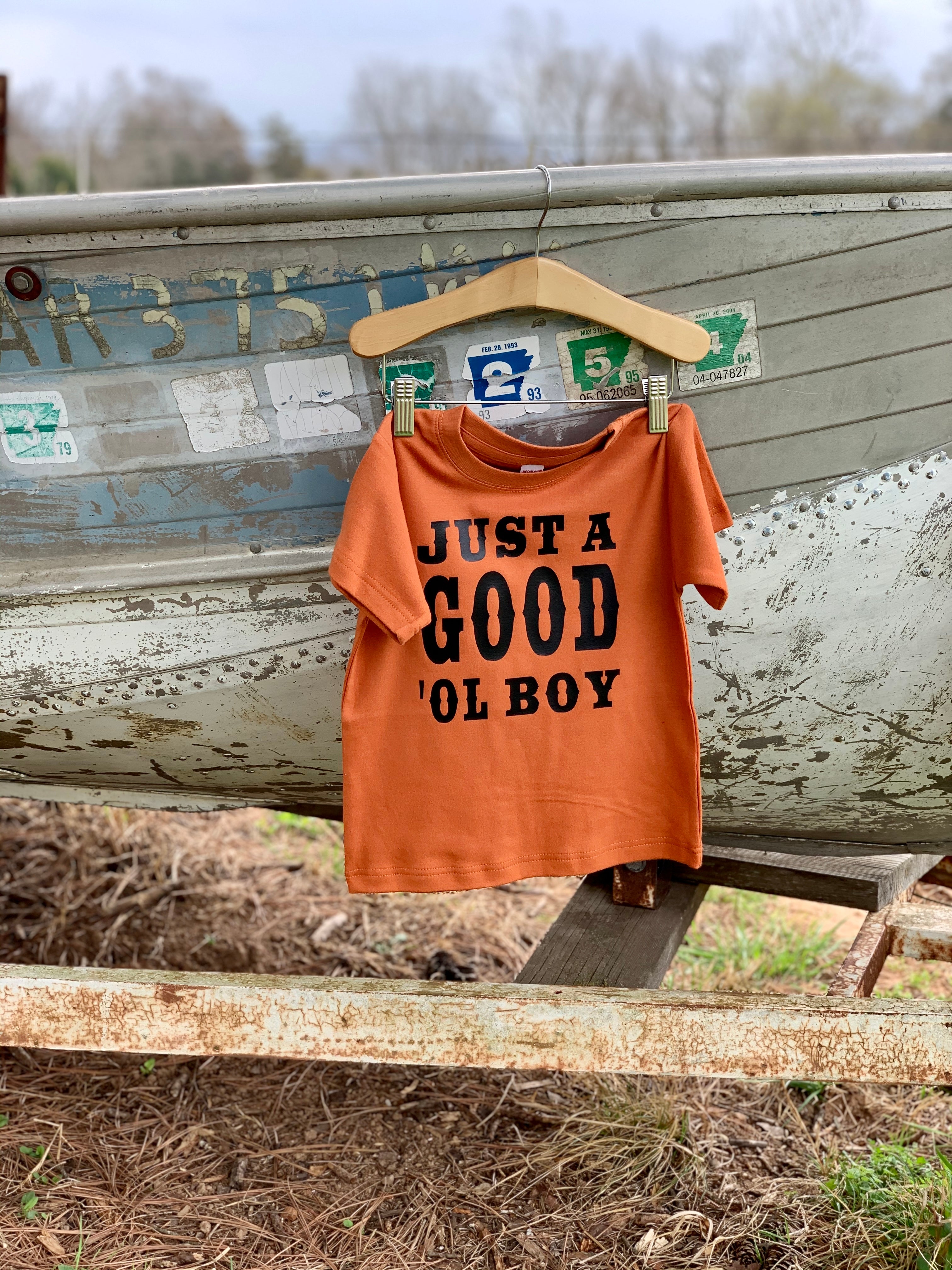 Just A Good 'Ol Boy Shirt or Onesie!  Country Boy Shirt or Onesie - My Monograms & More, LLC 