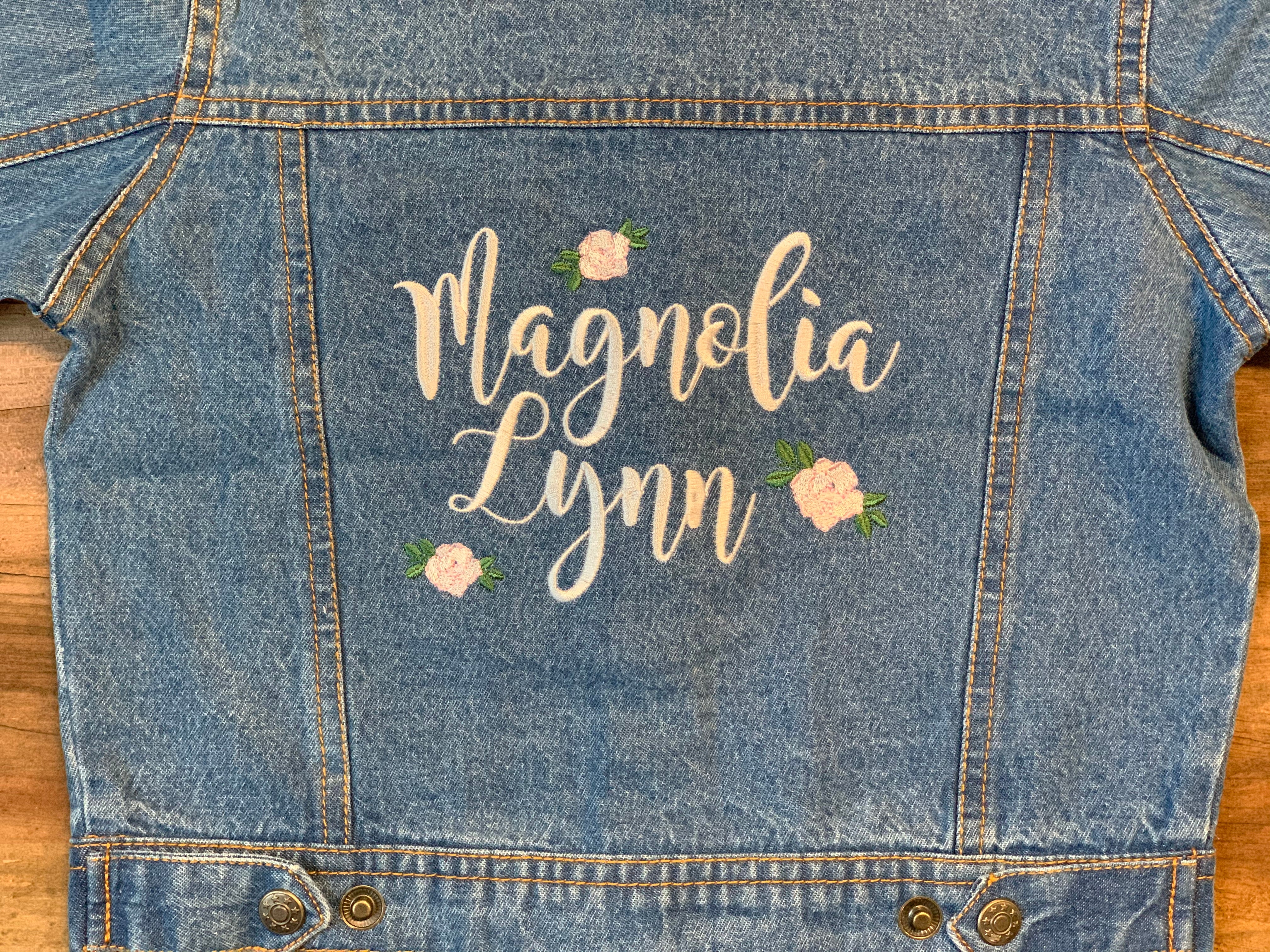 Kids Personalized Denim Jackets - My Monograms & More, LLC 