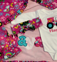 John Deere Tractor Outfit for Baby Girls - My Monograms & More, LLC 