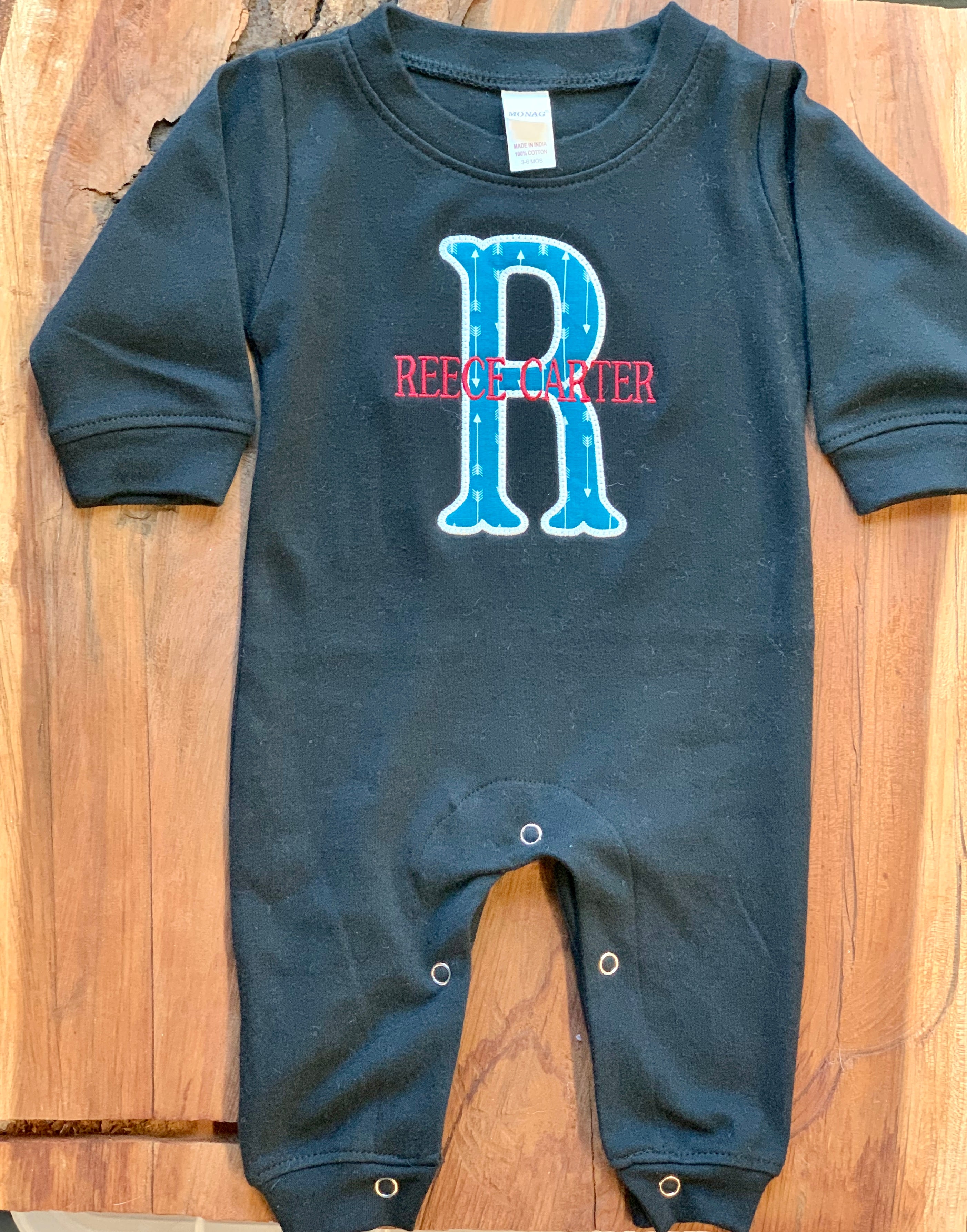 Personalized Baby Rompers - My Monograms & More, LLC 