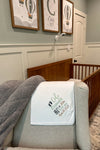 Newborn Baby Blanket with Birth Info