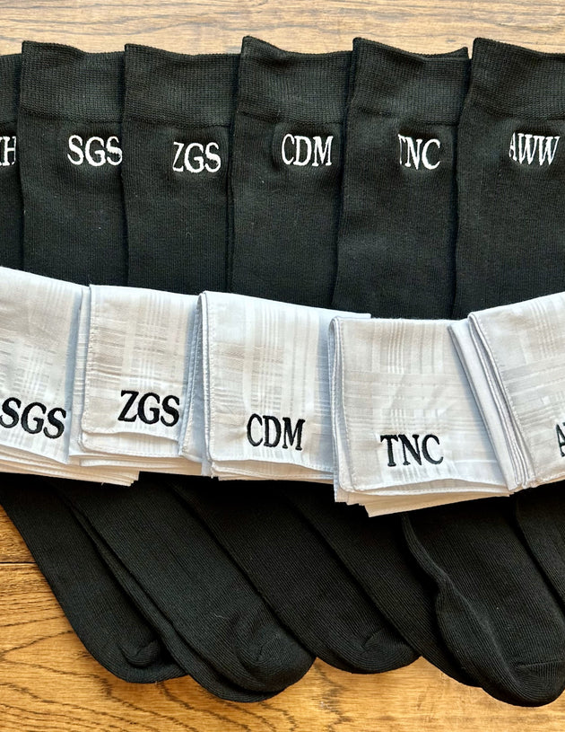 Personalized Men's Dress Socks - My Monograms & More, LLC 