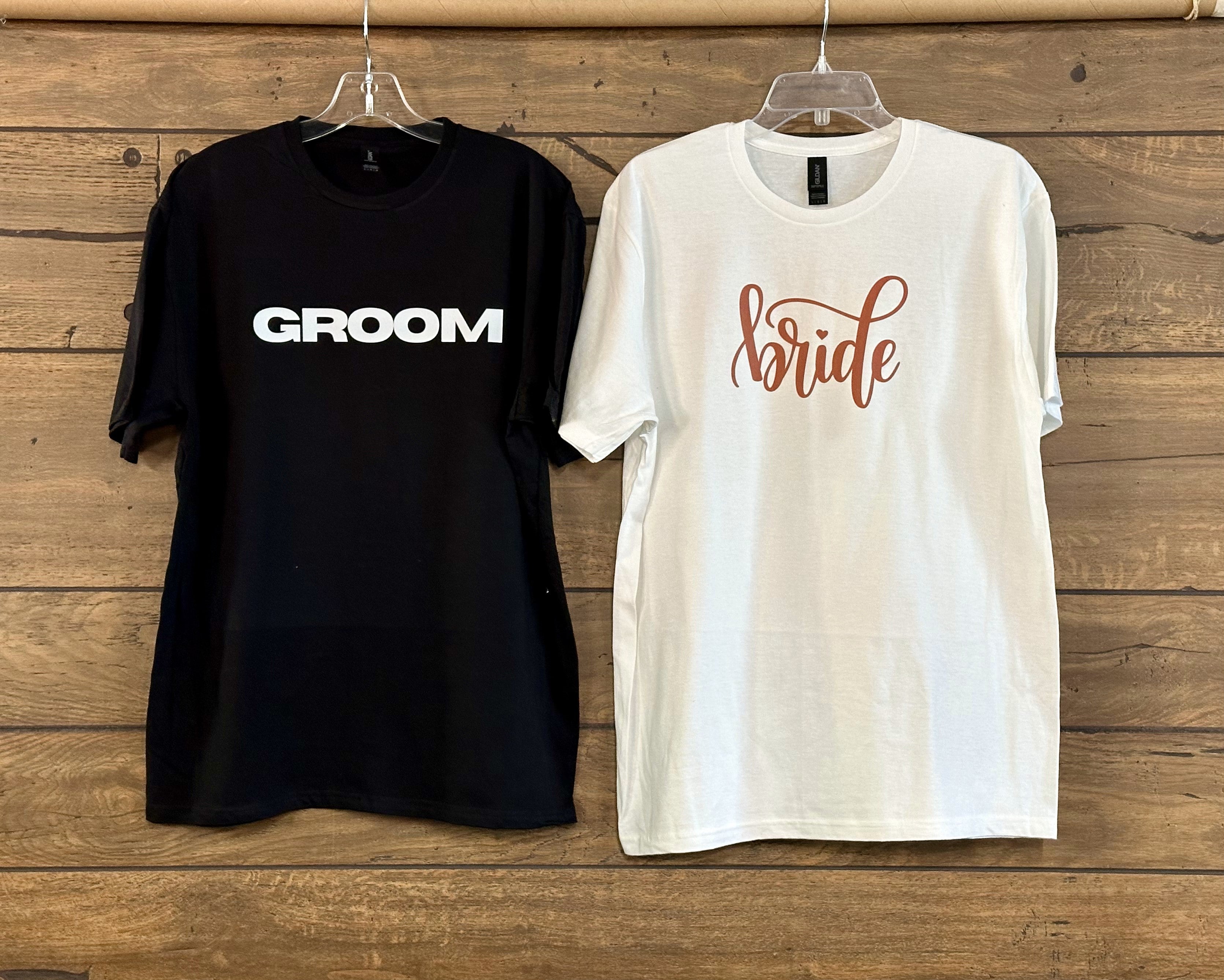 Bride & Groom Shirts - My Monograms & More, LLC 