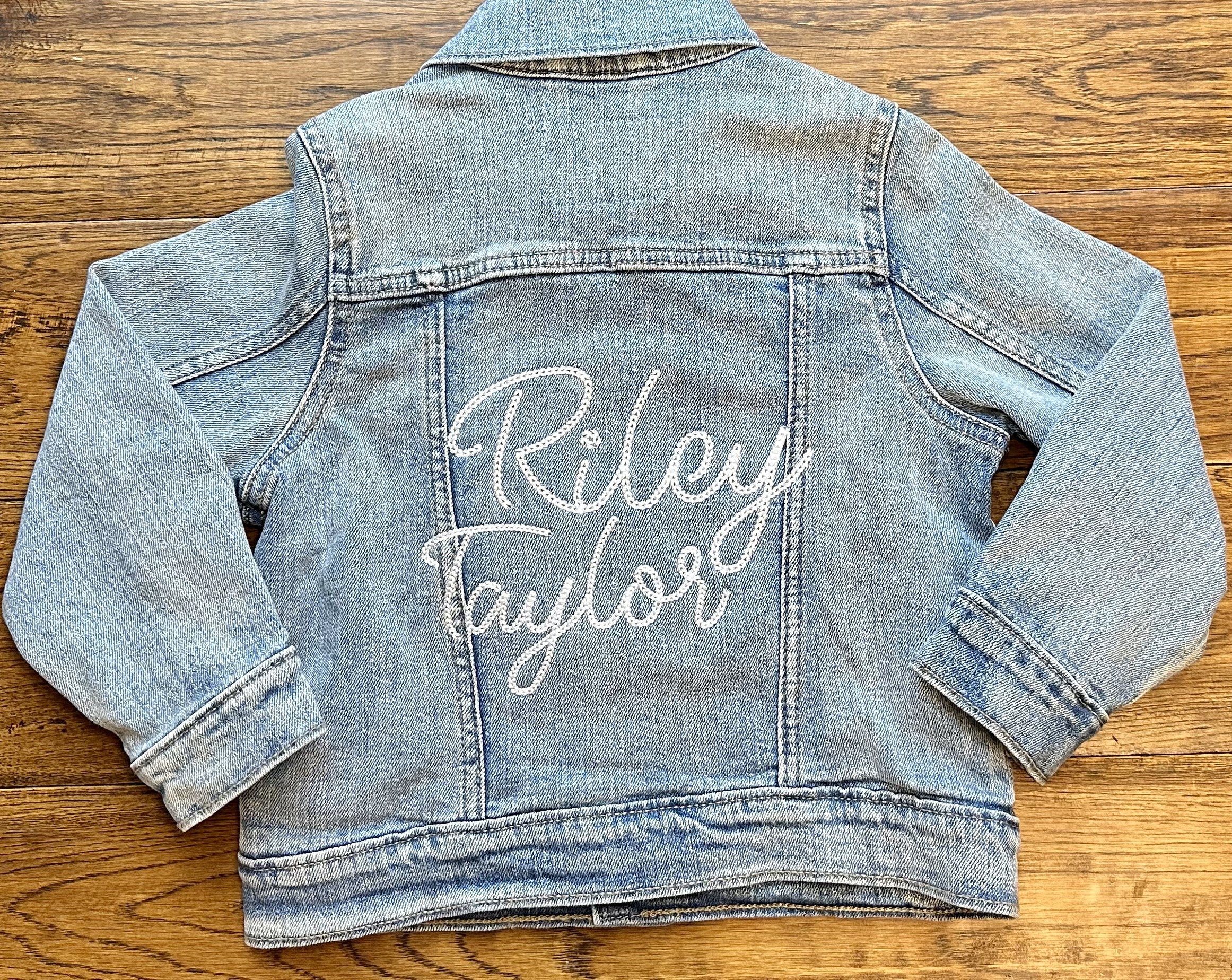 Baby Personalized Denim Jackets - My Monograms & More, LLC 