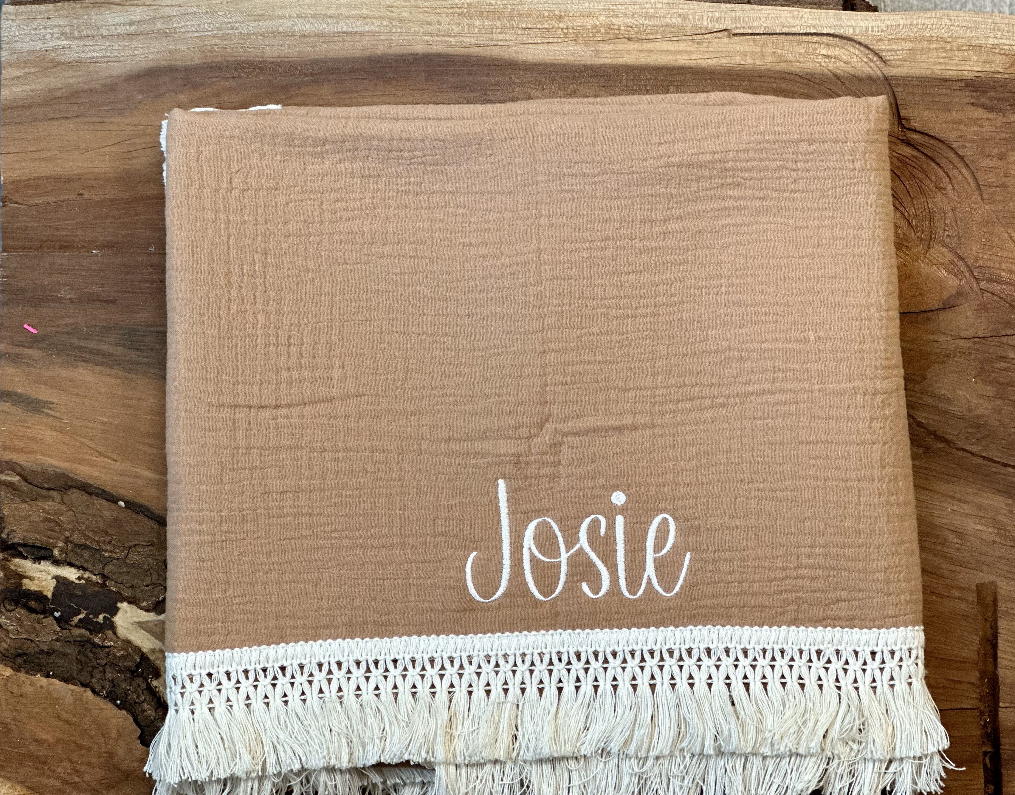 Fringe Blanket for Baby! - My Monograms & More, LLC 