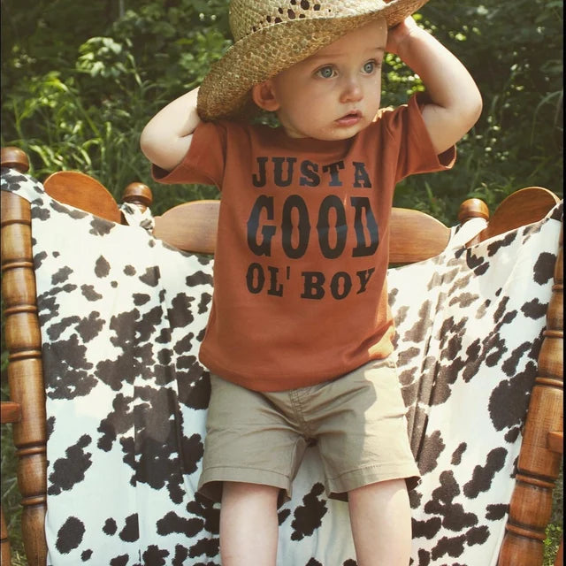 Just A Good 'Ol Boy Shirt or Onesie!  Country Boy Shirt or Onesie - My Monograms & More, LLC 