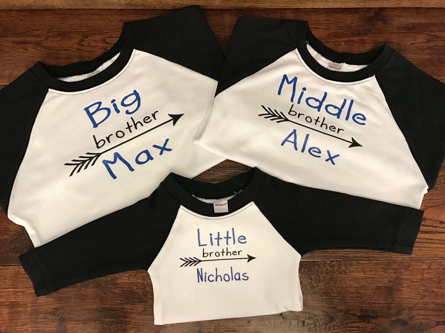 Personalized Sibling Shirts Celebrate Togetherness in Style Custom Sibling Shirts Elevate Family Parties, Reunions, Baby Announcements