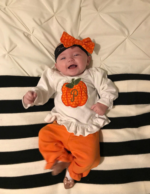 Pumpkin Shirt | Cute Kids Clothes | Baby Shower Gift | Girls Clothes | Baby Clothing | Toddler Clothes | Baby Gift Idea | Baby Clothes