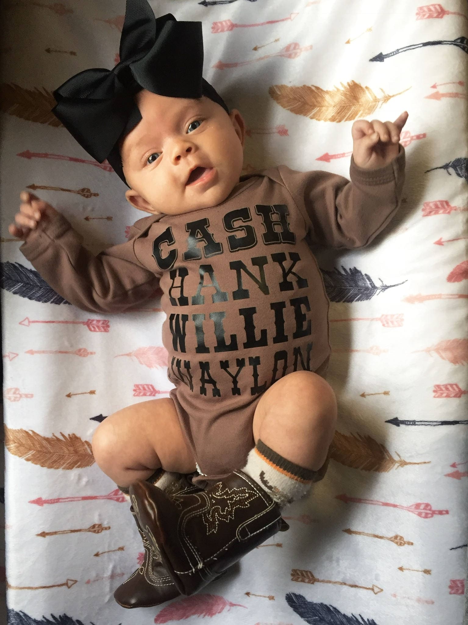 Country Baby Clothes | Cute Baby Clothes | Country Legend Shirt for Kids - Cash Shirt