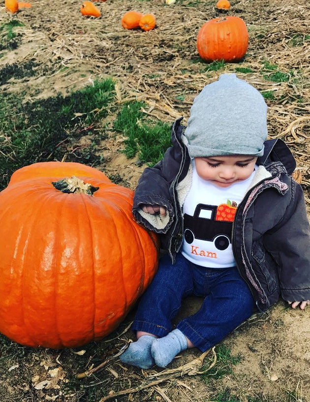 Baby Truck Shirt / Pumpkin Shirt for Toddlers / Pumpkin Shirt / Baby Thanksgiving Truck Shirt