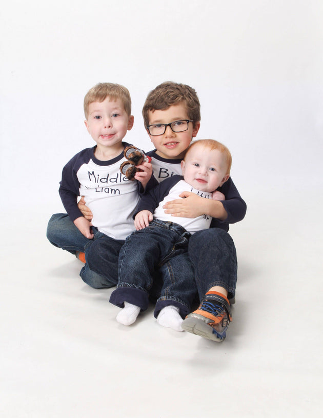 Personalized Sibling Shirts Celebrate Togetherness in Style Custom Sibling Shirts Elevate Family Parties, Reunions, Baby Announcements