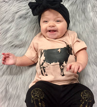 Crazy Cow Shirt - Baby Clothes - Hippie Baby Clothes - Cute Baby Girl Clothes - Cute Baby Clothes - Kids Clothes - Baby Boy Outfit