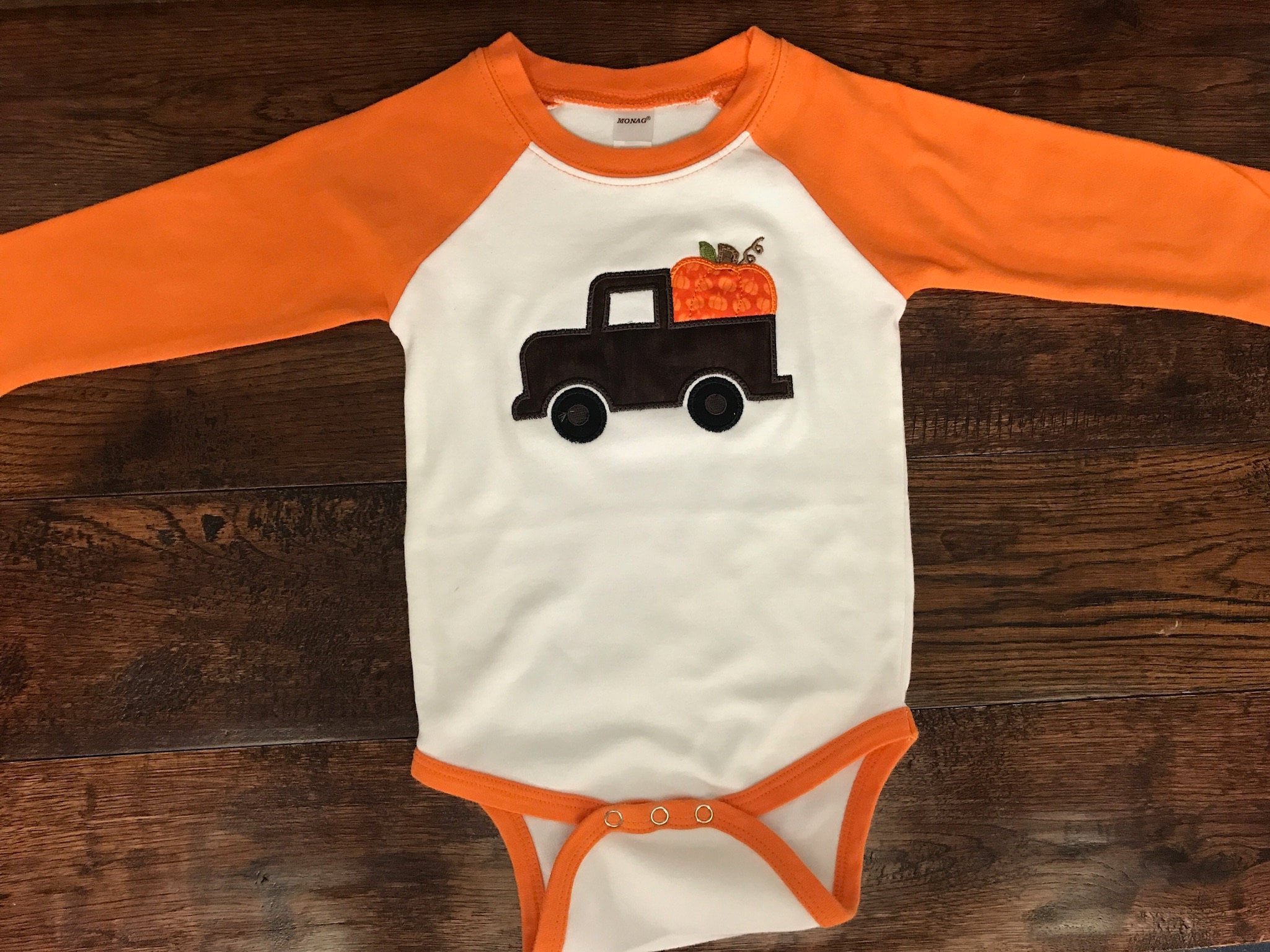 Baby Truck Shirt / Pumpkin Shirt for Toddlers / Pumpkin Shirt / Baby Thanksgiving Truck Shirt