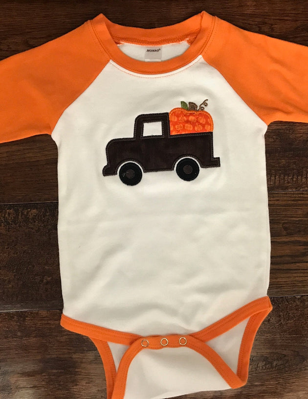 Baby Truck Shirt / Pumpkin Shirt for Toddlers / Pumpkin Shirt / Baby Thanksgiving Truck Shirt