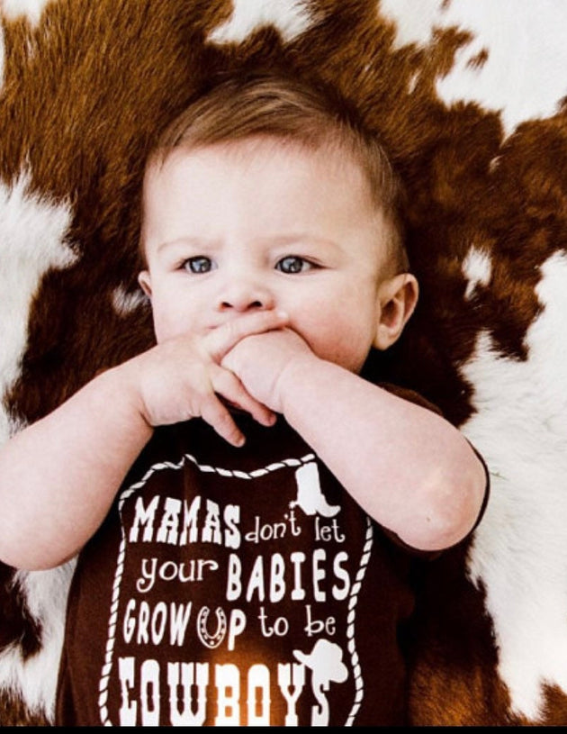 Country Baby Onesie - Baby Shirt - Cowboy Baby Shirt - Hippie Baby Shirt