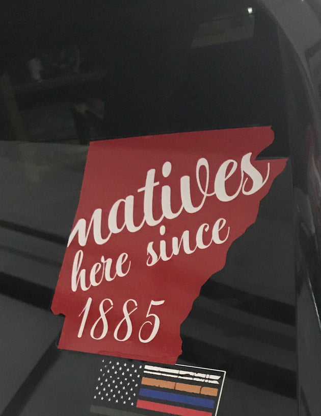 Arkansas Window Decals / Bumper Sticker / Personalized Decals / State Window Sticker / State Window Decals / Arkansas Decals