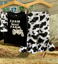 Baby Girl Outfit - Farm Baby Clothes - Country Baby Clothes - Cow Baby Clothes - Cute Baby Clothes - Baby Clothes