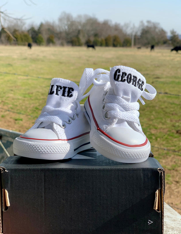 Custom Converse - Baby Converse - Monogrammed Converse - Personalized Converse - Infant Converse - Baby Clothes - Converse - Cute Baby Shoes