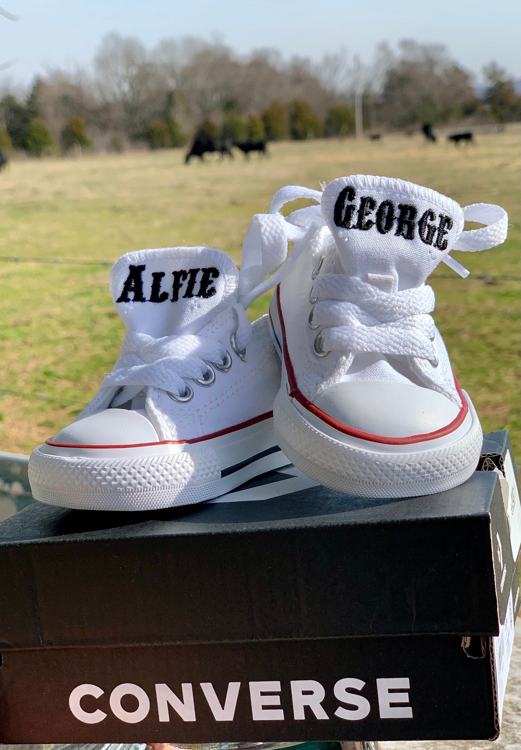 Custom Converse - Baby Converse - Monogrammed Converse - Personalized Converse - Infant Converse - Baby Clothes - Converse - Cute Baby Shoes