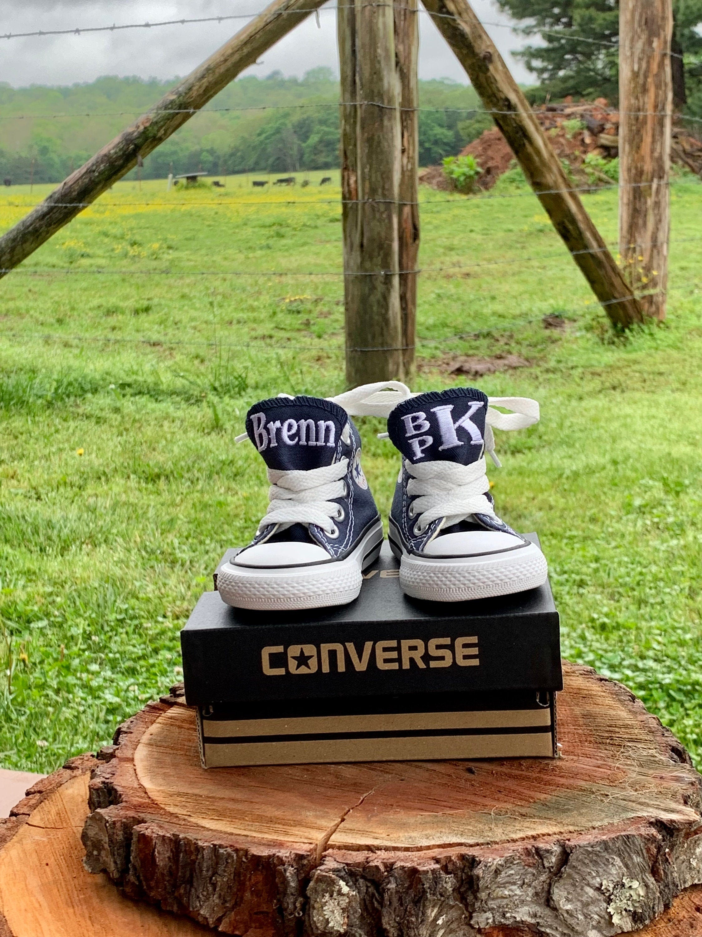 Custom Converse - Baby Converse - Monogrammed Converse - Personalized Converse - Infant Converse - Baby Clothes - Converse - Cute Baby Shoes