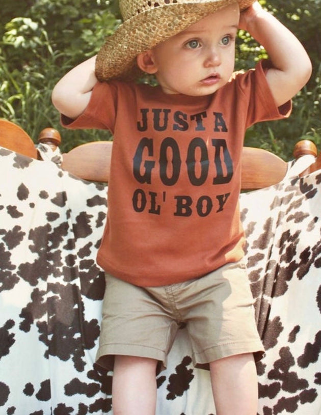 Country Baby Clothes - Country Boy Shirt - Country Boy Toddler - Country Boy Baby - Toddler Shirts for Boys - Just a Good Ol Boy