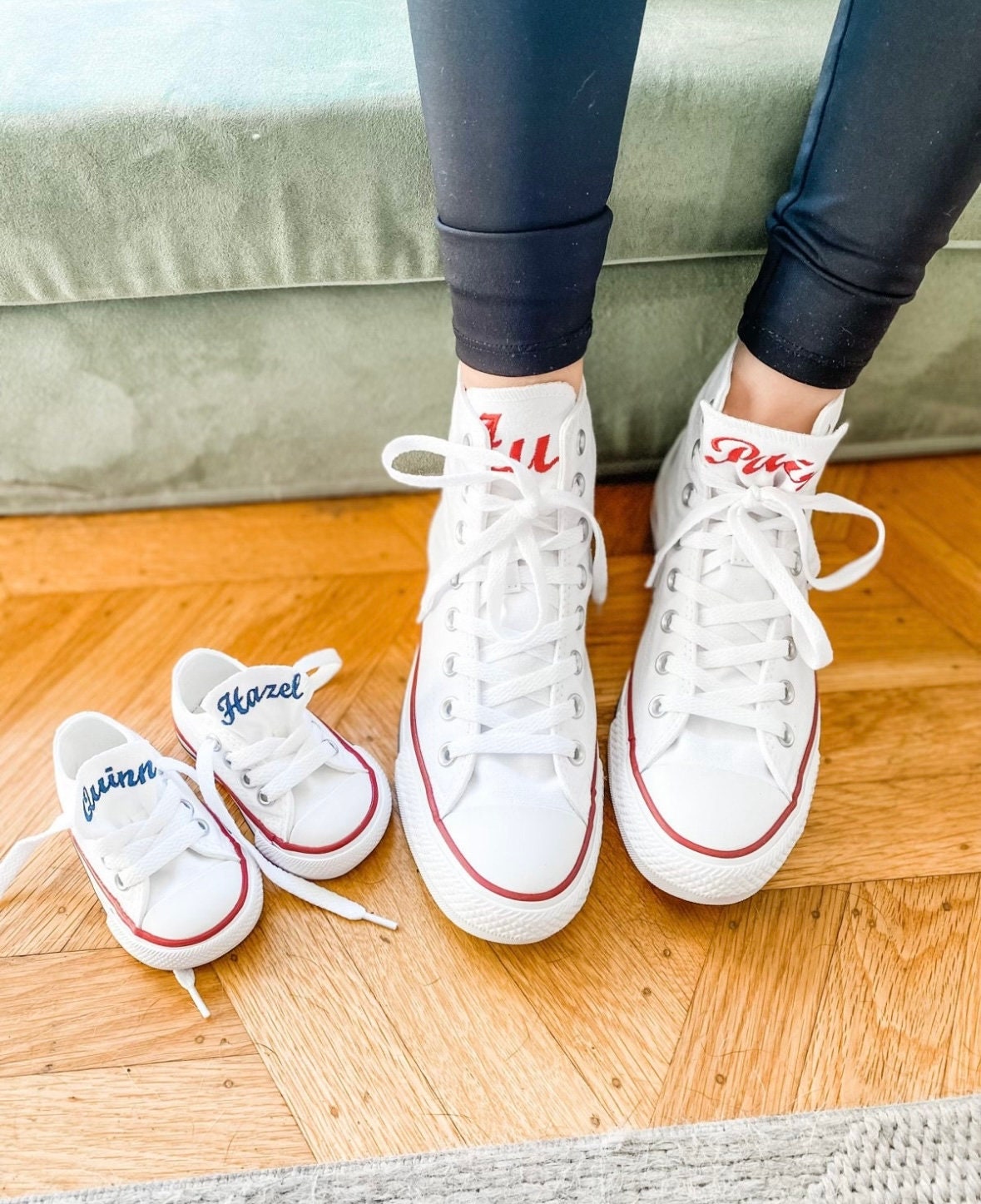 Embroidered baby Converse. Personalized Converse for Toddlers. Flower Girl Converse. Baby Shoes, Personalized toddler shoes.