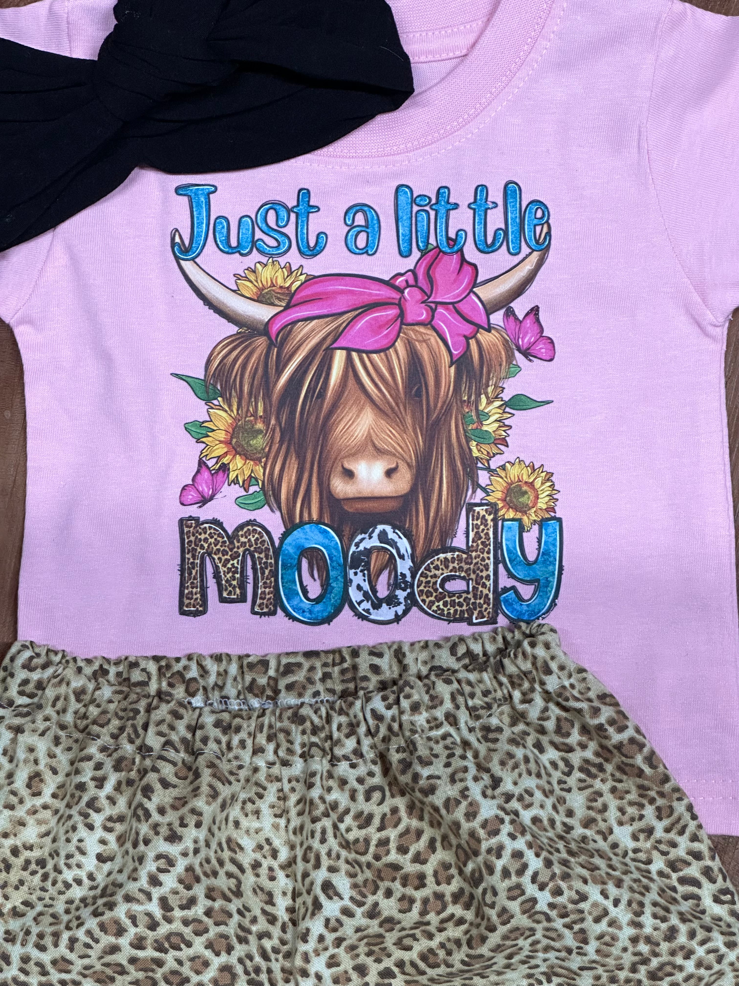 Just a Little Moody Baby Girl Outfit - My Monograms & More, LLC 