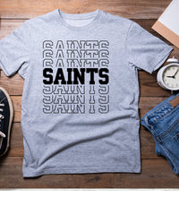 Saints Outline | Shiloh Christian School Tee - My Monograms & More, LLC 