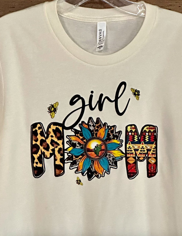 Girl Mom T-shirt - My Monograms & More, LLC 