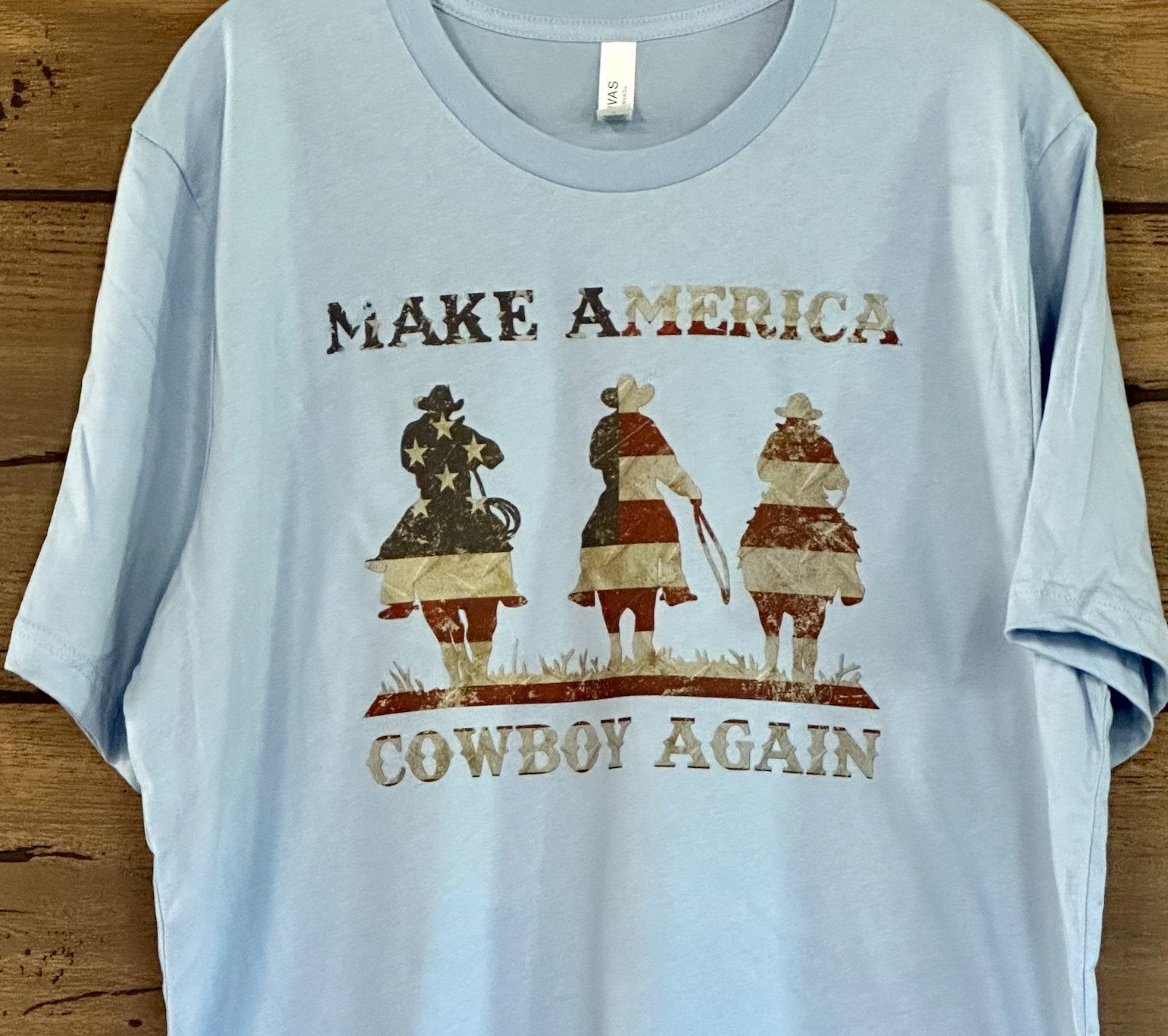 Make America Cowboy Again T-shirt - My Monograms & More, LLC 