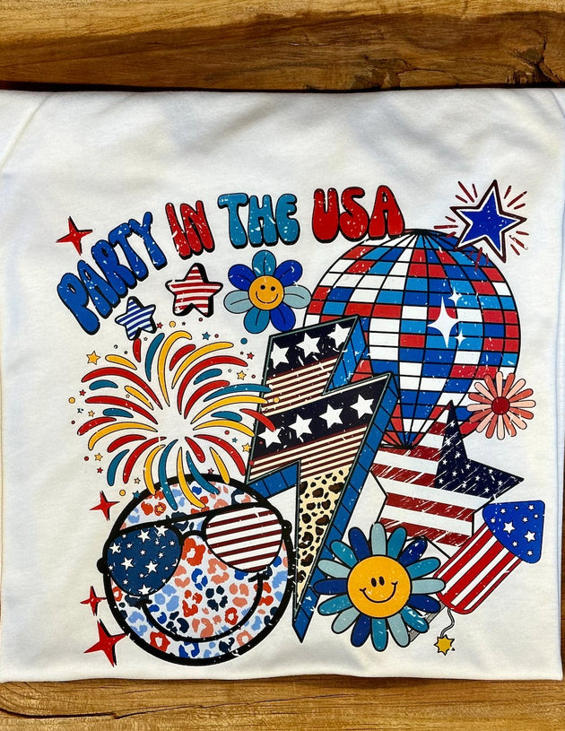 Party in the USA Tee - My Monograms & More, LLC 