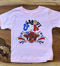 Kid's Groovy USA Tee - My Monograms & More, LLC 