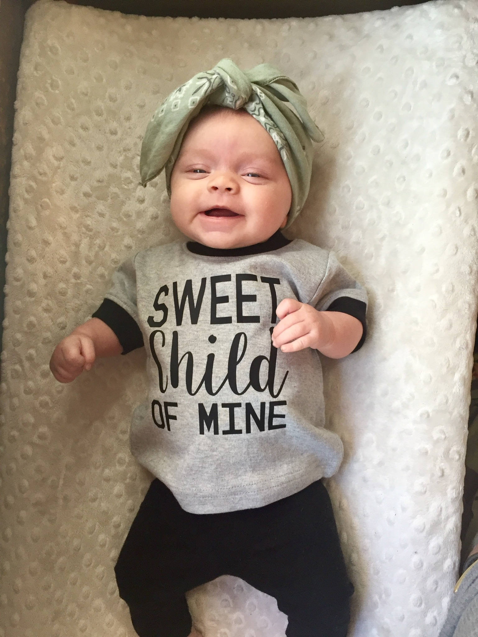 Sweet Child of Mine Baby Tee - My Monograms & More, LLC 