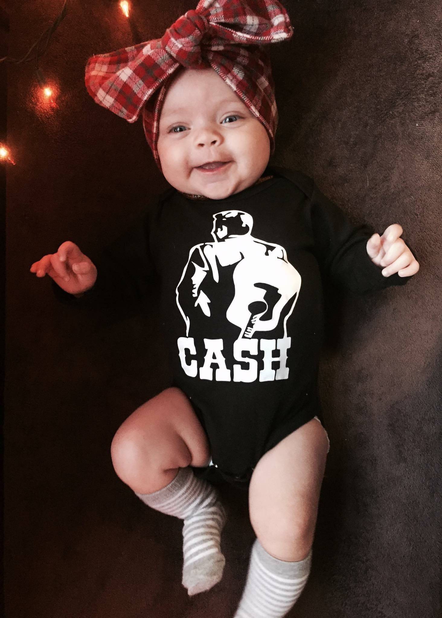 Johnny Cash Baby Shirt or Onesie - My Monograms & More, LLC 