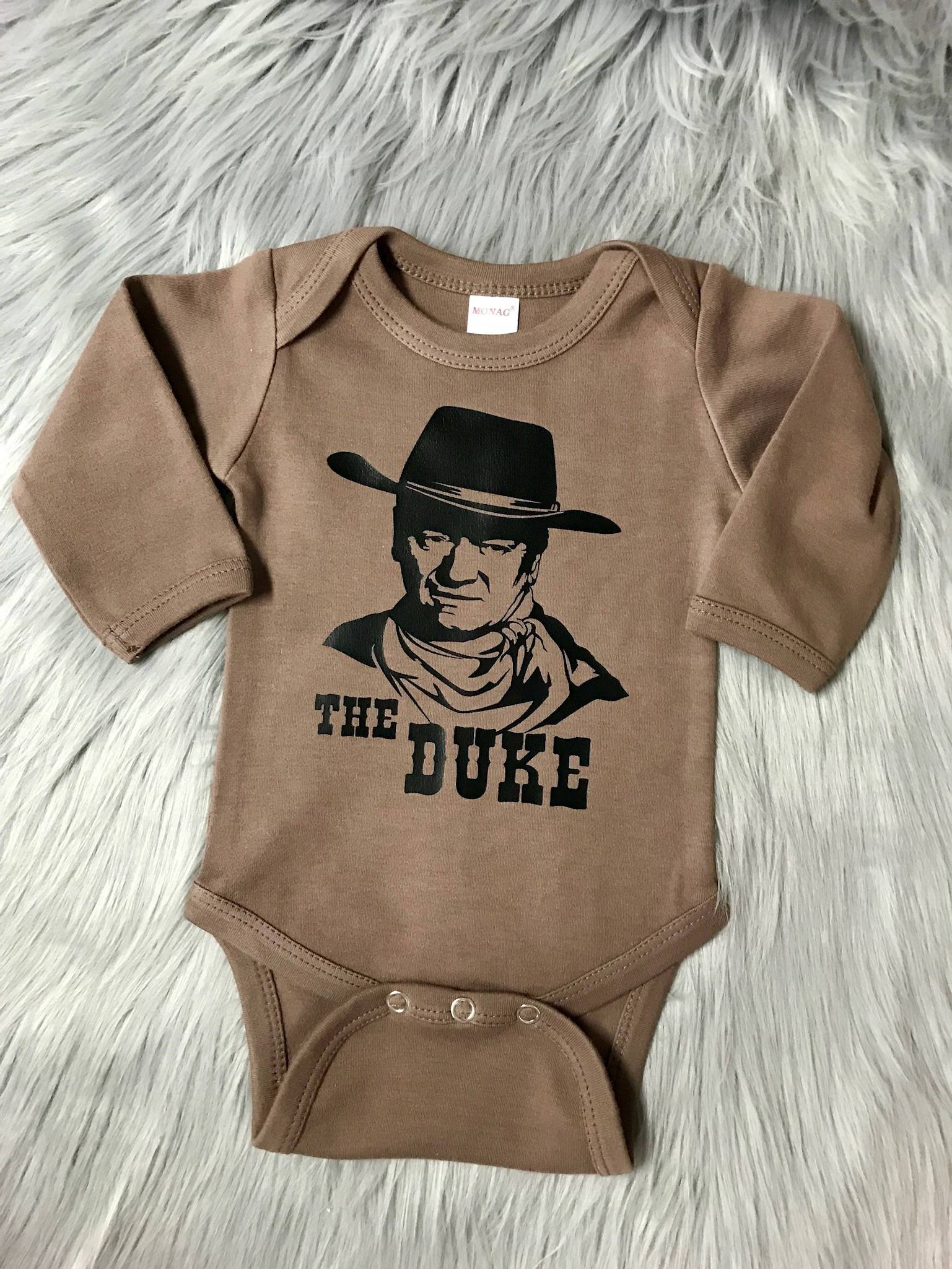 John Wayne Shirt or Onesie for kids and babies - My Monograms & More, LLC 