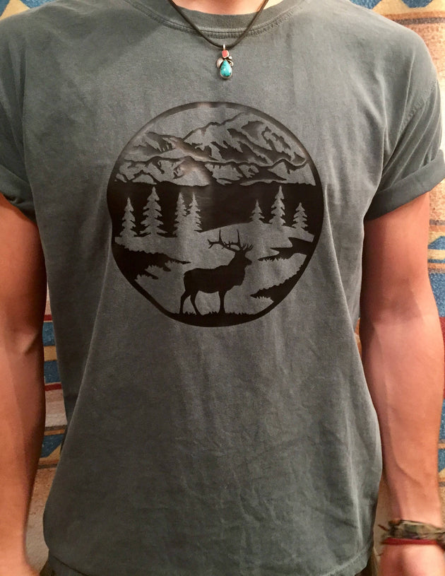 Mountain Shirt - Men's Shirt - My Monograms & More, LLC 