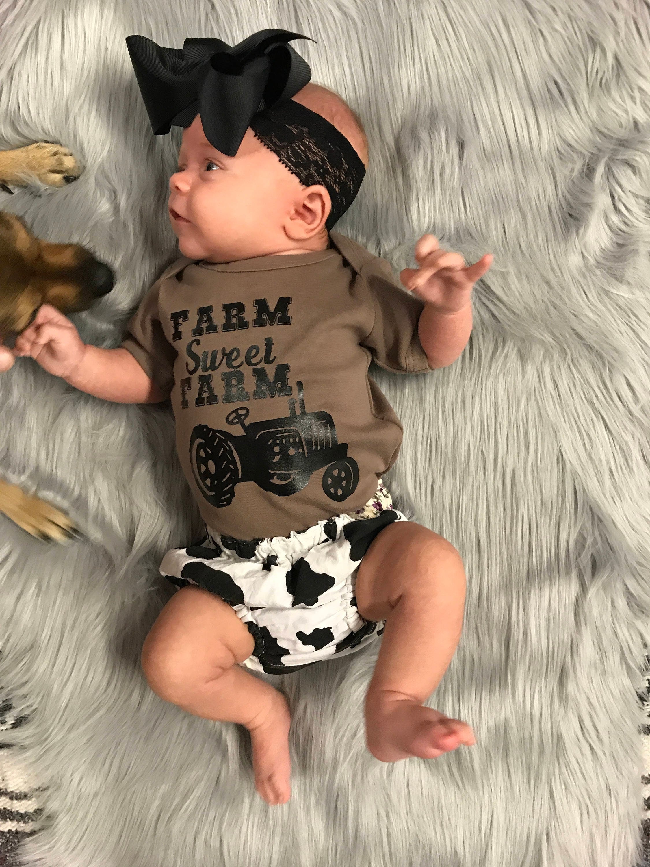 Farm Sweet Farm Country Baby Shirt - My Monograms & More, LLC 