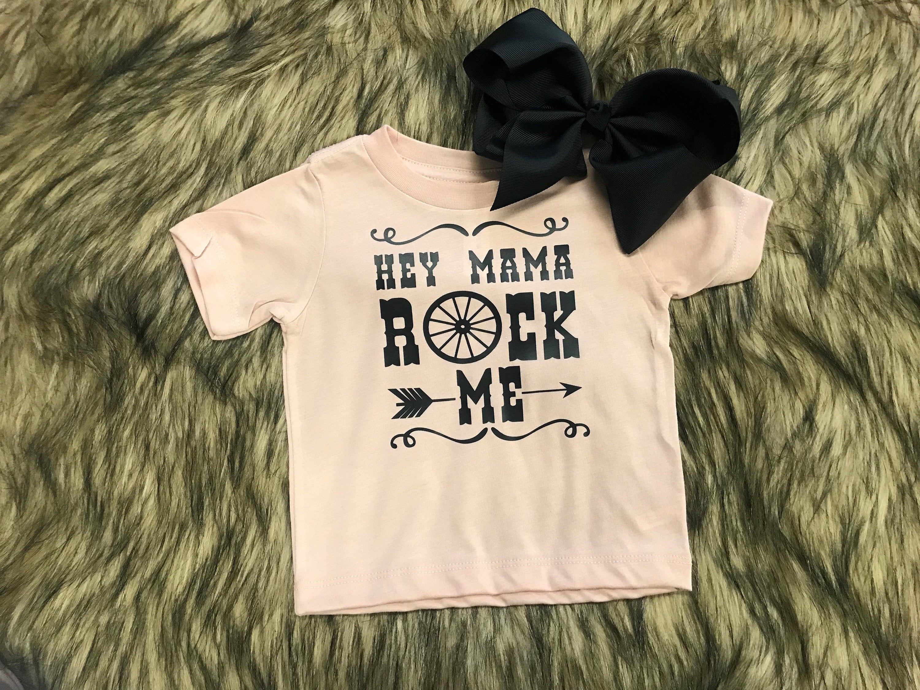 Hey Mama, Rock Me Tee - My Monograms & More, LLC 