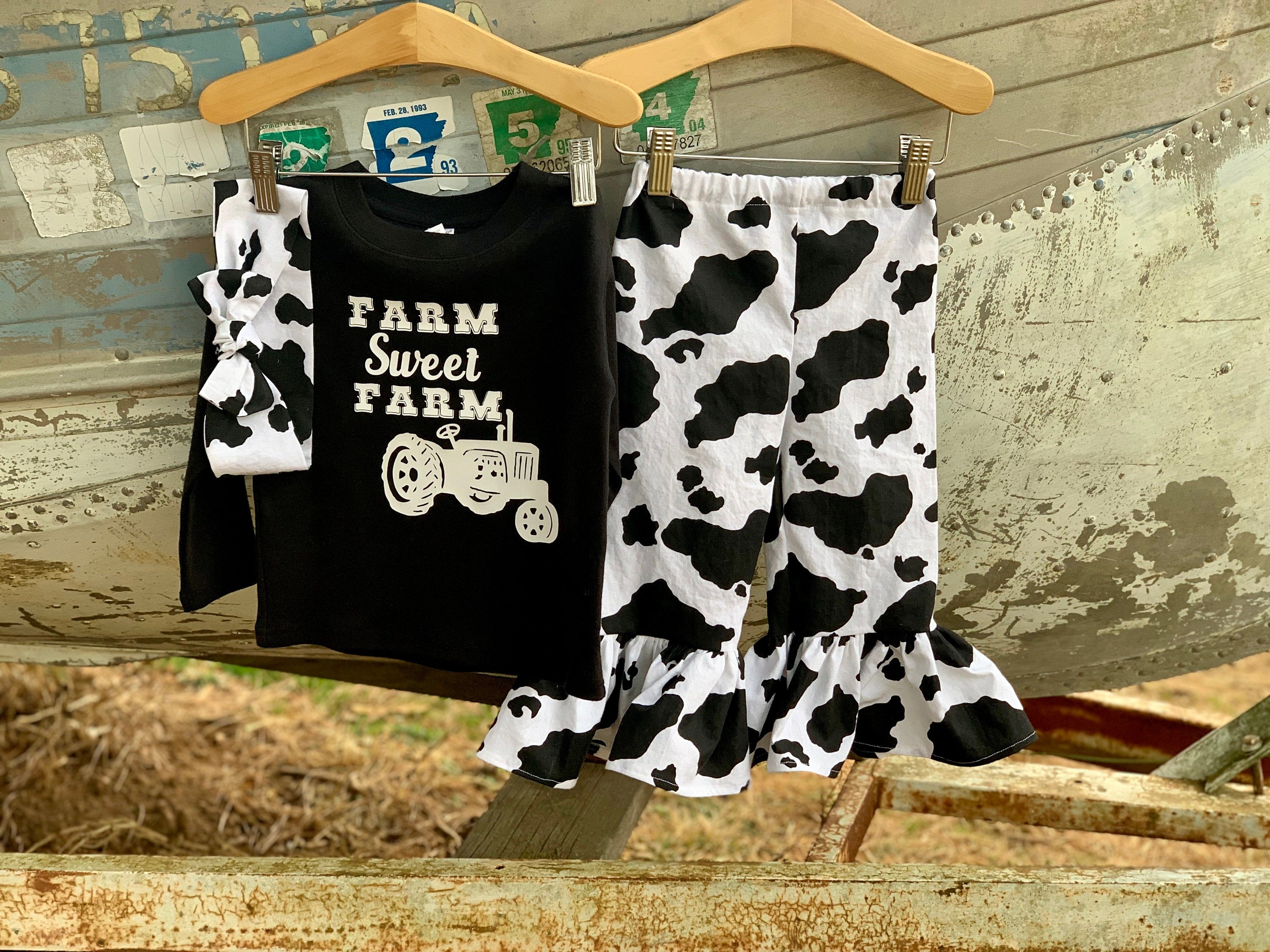 "Farm Sweet Farm" Baby Outfit - My Monograms & More, LLC 