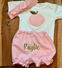 Adorable Sweet Peach Baby Outfit - My Monograms & More, LLC 