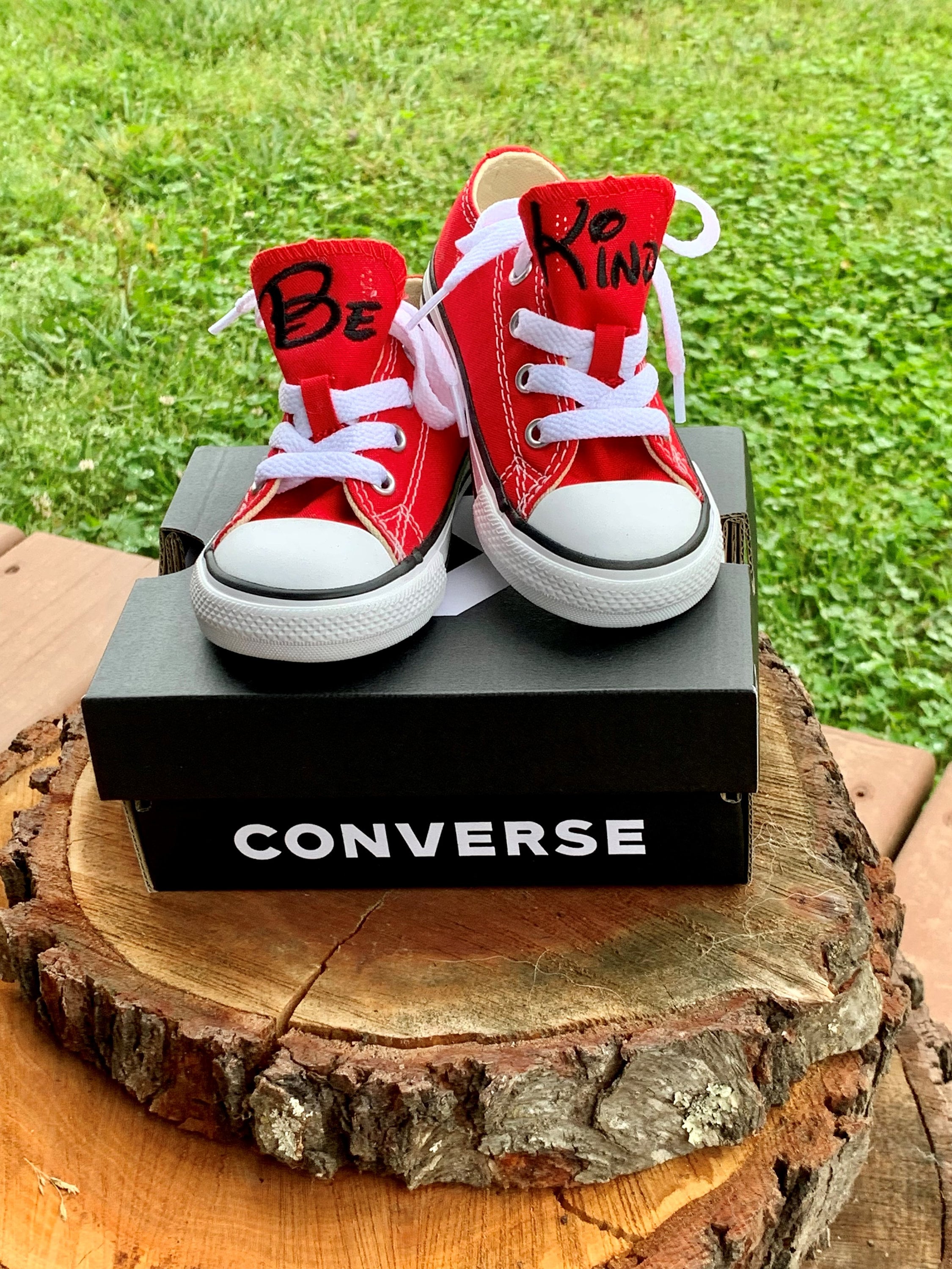 Baby Converse red