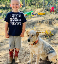 A Country Boy Can Survive Shirt for little Boys - My Monograms & More, LLC 