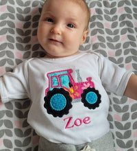 John Deere Tractor Outfit for Baby Girls - My Monograms & More, LLC 