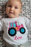 Girl's Tractor Outfit with John Deere Fabric