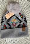 Aztec CC Beanie For Kids and Adults - My Monograms & More, LLC 